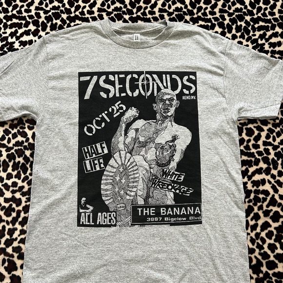7 Seconds Vintage Flyer T-Shirt. - Picture 1 of 2